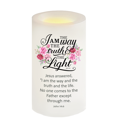 I Am The Way Bible Verse Candle